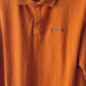 Columbia Men's Bright Orange Polo
